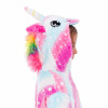 Pyžamo Kigurumi Jednorožec růžovo-bílé, vel. 130-140 cm SPRINGOS