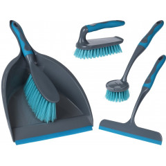 EXCELLENT HOUSEWARE Úklidový set na podlahu, okna i nádobí 5 ks KO-123000190