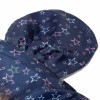 Zimní fusak s kožíškem 4v1 SPRINGOS WING modrý s hvězdami