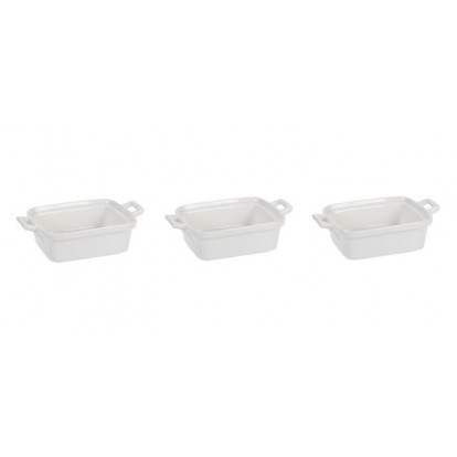 EXCELLENT Zapékací misky porcelánové sada 3 ks obdélník KO-798000090obde