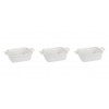 EXCELLENT HOUSEWARE Zapékací misky porcelánové sada 3 ks obdélník KO-798000090obde