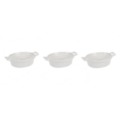 EXCELLENT Zapékací misky porcelánové sada 3 ks oválná KO-798000090oval
