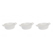 EXCELLENT Zapékací misky porcelánové sada 3 ks oválná KO-798000090oval