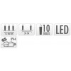 PROGARDEN Světelný řetěz venkovní LED PARTY 10 žárovek KO-LE2100200