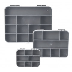 EXCELLENT HOUSEWARE Organizér na šroubky box sada 3 ks šedá KO-179651060seda