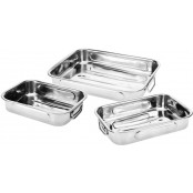 EXCELLENT HOUSEWARE Pekáč do trouby nerezový sada 3 ks KO-A12402130