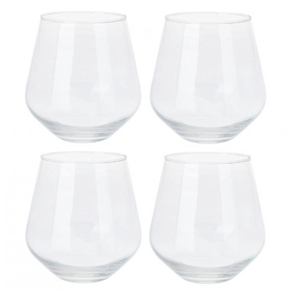 EXCELLENT HOUSEWARE Sklenice na whisky sada 4 ks 450 ml KO-CC7001550