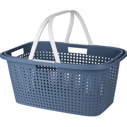 EXCELLENT HOUSEWARE Koš na prádlo s rukojeťmi 60 x 40 cm modrý KO-Y54231150modr