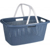 EXCELLENT HOUSEWARE Koš na prádlo s rukojeťmi 60 x 40 cm modrý KO-Y54231150modr