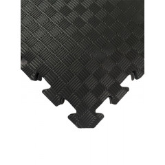 TATAMI PUZZLE podložka - Jednobarevná - 100x100x1,3 cm - podložka fitness - černá