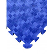 TATAMI PUZZLE podložka - Jednobarevná - 100x100x1,3 cm - podložka fitness - modrá