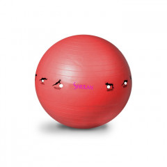 Gymnastický míč SHULAN YOGA BALL 65 cm - červená