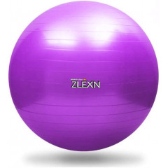 Gymnastický míč ZLEXN Yoga Ball 65 cm - fialová