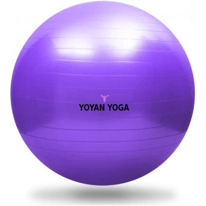 Gymnastický míč YOYAN Yoga Ball 75 cm - fialová