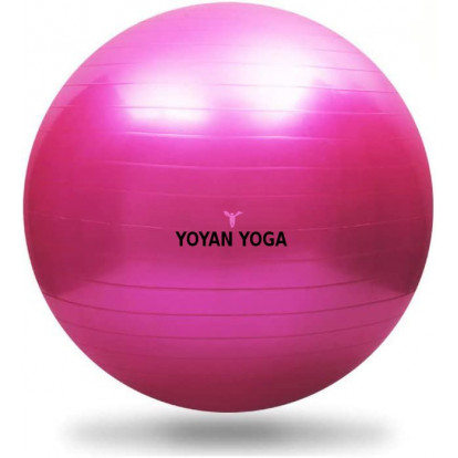 Gymnastický míč YOYAN Yoga Ball 75 cm - růžová