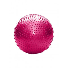 Gymnastický míč SEDCO YOGA MASSAGE BALL 65 cm - růžová