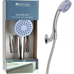 EXCELLENT HOUSEWARE Sprchová hlavice a hadice s držákem nerez KO-CF6000040