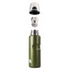 Termoska G21 na pití, 500 ml, khaki zelená