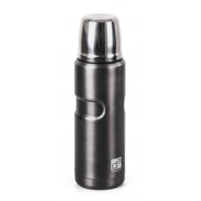 Termoska G21 na pití, 500 ml, ocelově šedá