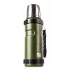 Termoska G21 na pití, 1000 ml, khaki zelená s rukojetí