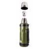 Termoska G21 na pití, 1000 ml, khaki zelená s rukojetí