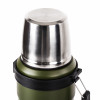 Termoska G21 na pití, 1000 ml, khaki zelená s rukojetí