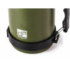 Termoska G21 na pití, 1000 ml, khaki zelená s rukojetí
