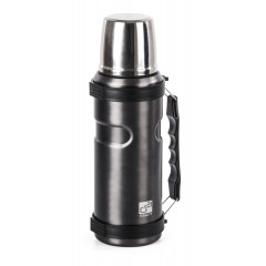 Termoska G21 na pití, 1000 ml, ocelově šedá s rukojetí