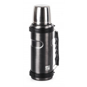 Termoska G21 na pití, 1000 ml, ocelově šedá s rukojetí