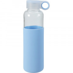 EXCELLENT HOUSEWARE Láhev na nápoje skleněná s obalem 550 ml modrá KO-170487100modr