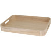 EXCELLENT HOUSEWARE Tác servírovací dřevo sada 3 ks světle hnědá KO-MB5000180