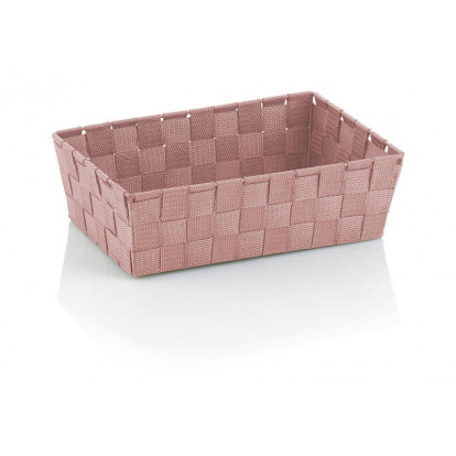 KELA Košík Alvaro plast starorůžová 30x21 cm KL-24352