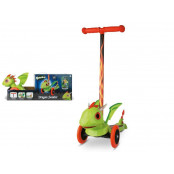 Koloběžka MONDO 25588 DRAGON 3D SCOOTER - zelená