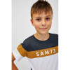SAM 73 Chlapecké triko KALLAN Bílá