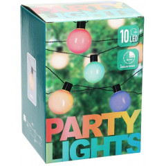 PROGARDEN Světelný řetěz venkovní LED PARTY 10 žárovek barevná KO-XX8115810