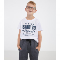 SAM 73 Chlapecké triko JANSON Bílá