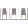 Potah na židli elastický, zelený samet SPRINGOS SPANDEX