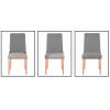 Potah na židli elastický, světle šedý SPRINGOS SPANDEX