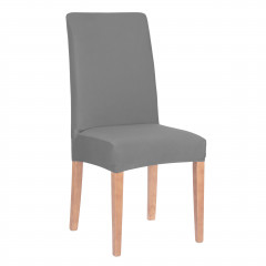 Potah na židli elastický, tmavě šedý SPRINGOS SPANDEX