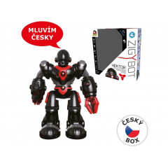 Robot Zigybot Hektor rapující robot mluví česky 35 cm