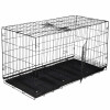 Ocelový přepravní box pro psa s rozměry 130x60x70cm. Promyšlená a odolná konstrukce, rychlé rozložení a složení. Dvoje dvířka, snadná přeprava. Pohodlné a bezpečné užívání. Užitečné pro všechny majitele, kteří často cestují se svými mazlíčky.