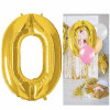 Párty balónek 0, zlatý SPRINGOS PS0026