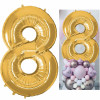 Párty balónek 8, zlatý SPRINGOS PS0030