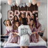 Sada narozeninových balónků BRIDE TO BE, bílo-růžové SPRINGOS PS0031