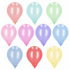 Sada 100ks krásně zbarvených párty balónků pro každou příležitost. Lze je snadno naplnit vzduchem nebo heliem. Intenzivní barva, správně zvolená velikost. Ideální pokud hledáte dekoraci na party, oslavu, výročí nebo večírek.