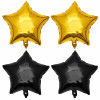 Sada narozeninových balónků 40, černo-zlaté SPRINGOS PS0023