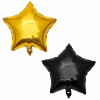 Sada narozeninových balónků HAPPY BIRTHDAY zlato-černé SPRINGOS PS0034