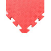 TATAMI PUZZLE podložka - Jednobarevná - 100x100x1,3 cm - podložka fitness - červená