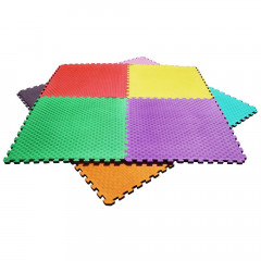 TATAMI PUZZLE podložka - Jednobarevná - 100x100x1,3 cm - podložka fitness - šedá