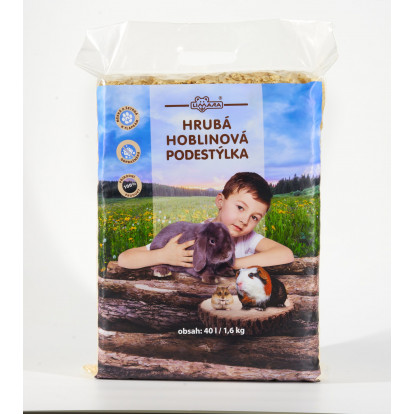 LIMARA Hrubá hoblinová podestýlka 40l/1,6Kg